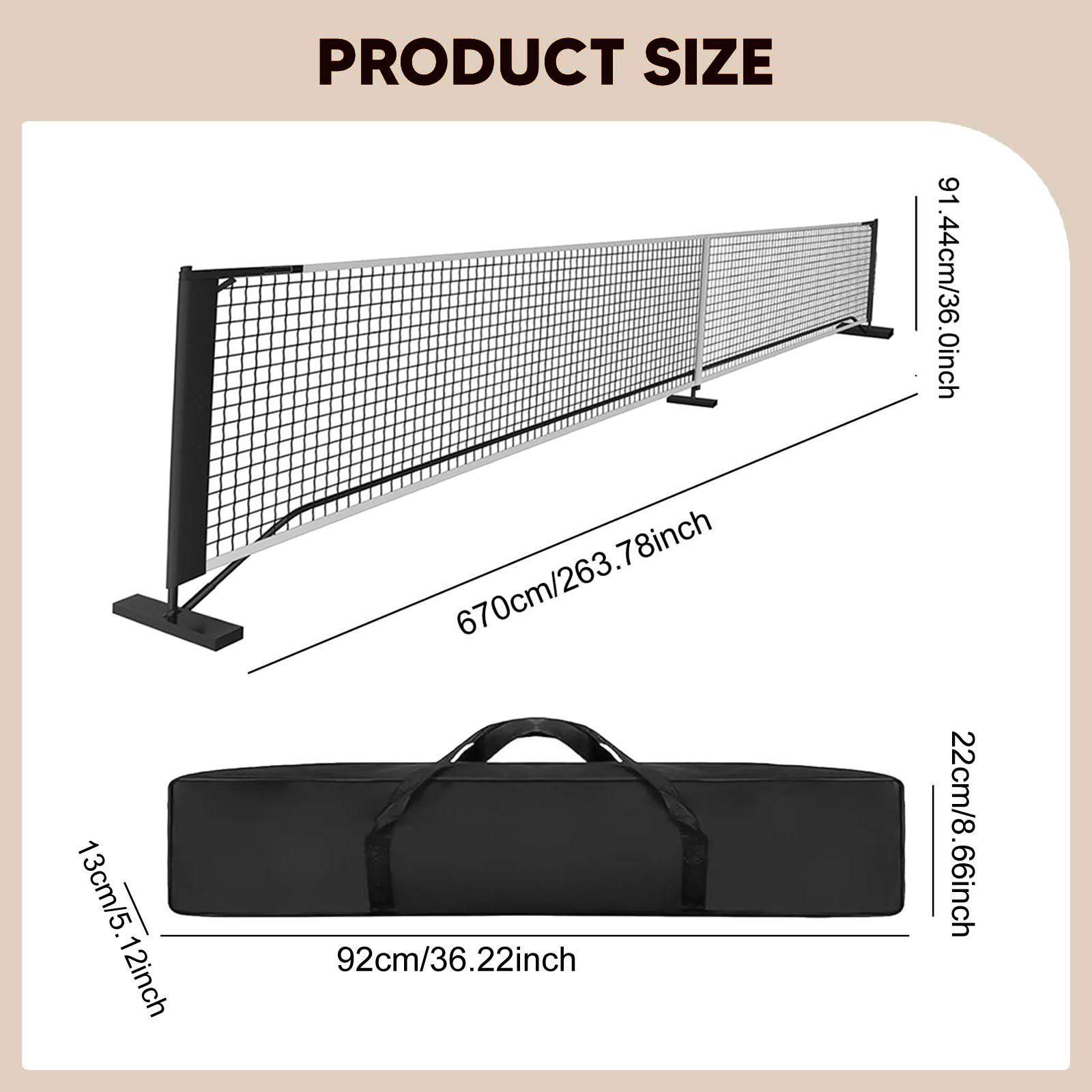 Sports Equipment Tennis - 휴대용 피클볼 네트 세트 테니스 네트