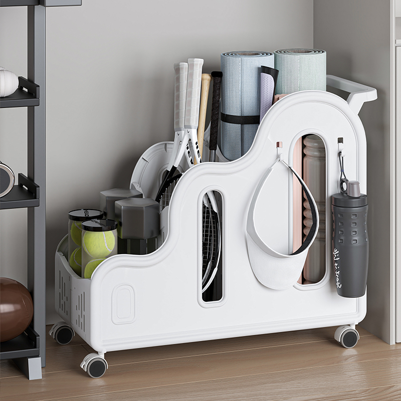 수납랙 이동식 요가매트 홈 피트니스 스포츠 용품 정리  - Sports Equipment Trolley 리뷰 및 가격