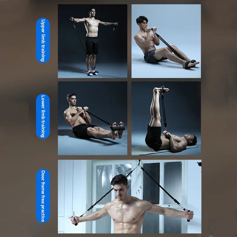 페달 텐션 로프 풀러 운동 집에서 다기능 피트니스 운동 - Sports Equipment Wholesale 리뷰 및 가격