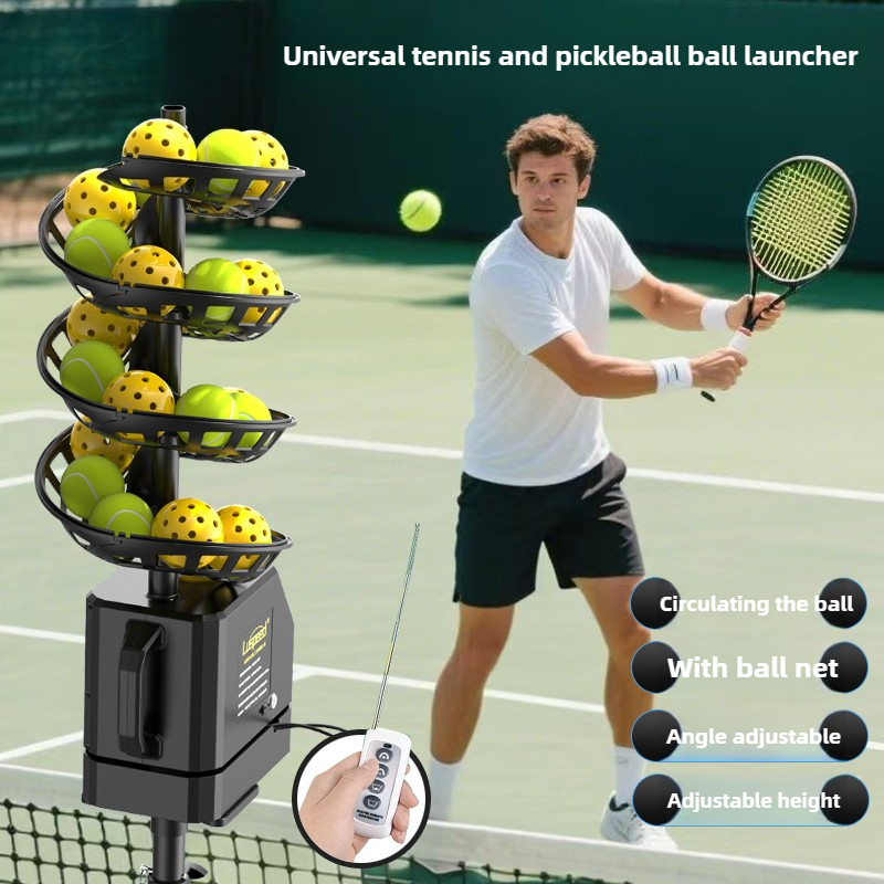 조절 가능한 테니스 볼 머신 자동 휴대용 테니스 서브  - Sports Equipment Tennis 리뷰 및 가격