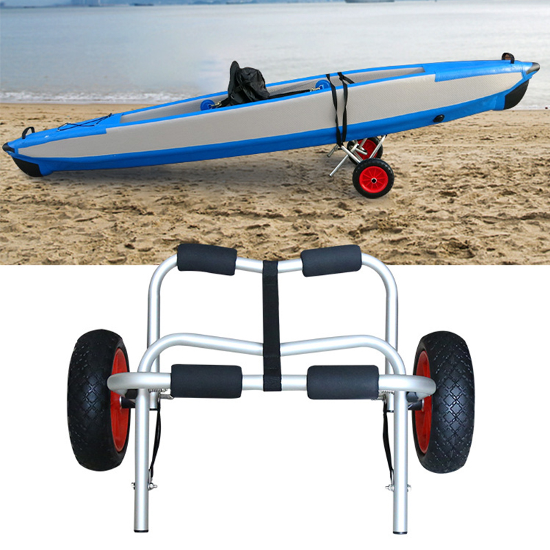 휴대용 접이식 카약 트롤리, 탈부착식 바퀴가 있는 만능 - Sports Equipment Trolley 리뷰 및 가격