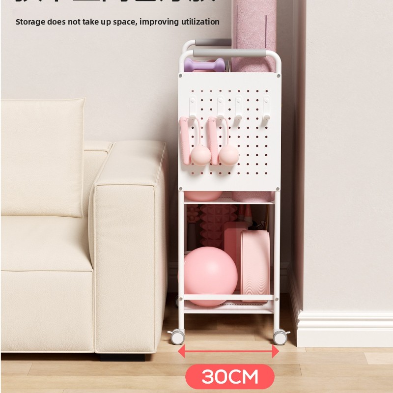 미니멀리스트 철제 수납 랙 다층 이동식 정리대 (요가  - Sports Equipment Trolley 리뷰 및 가격