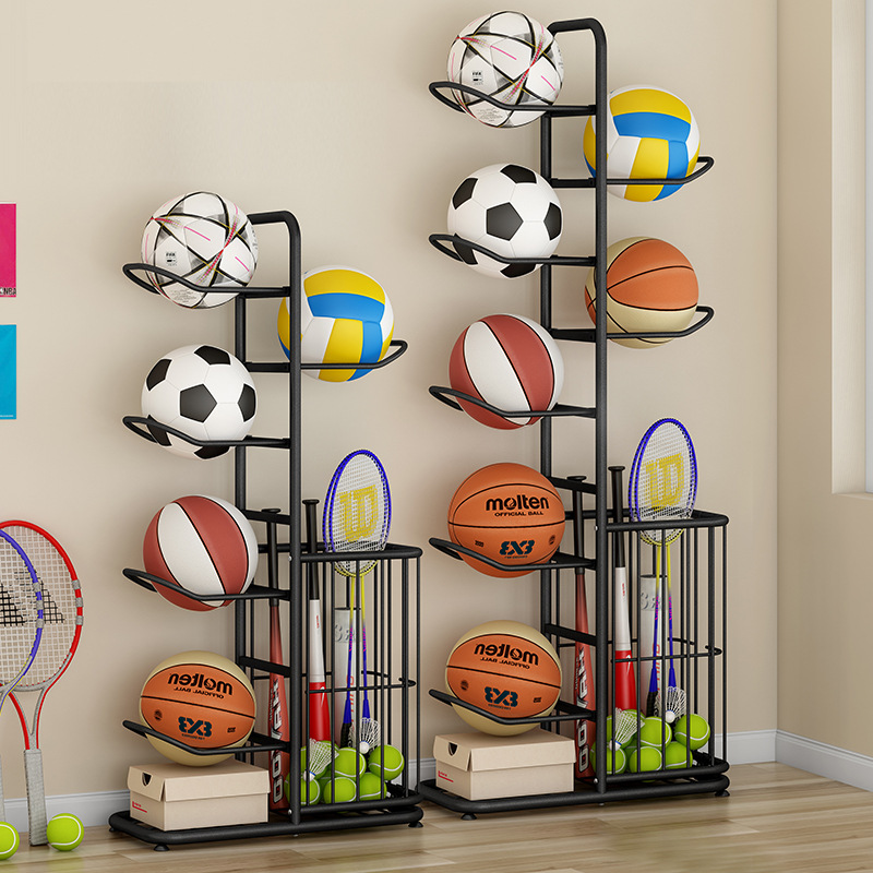 스포츠 공 보관 랙 농구 배드민턴 배구 독립형 스포츠  - Sports Equipment Storage Rack 리뷰 및 가격